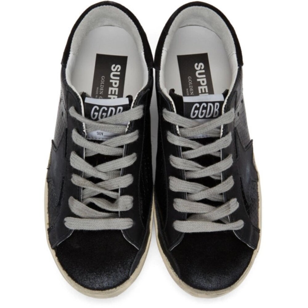 Golden Goose Black Python Superstar Sneakers - image 2